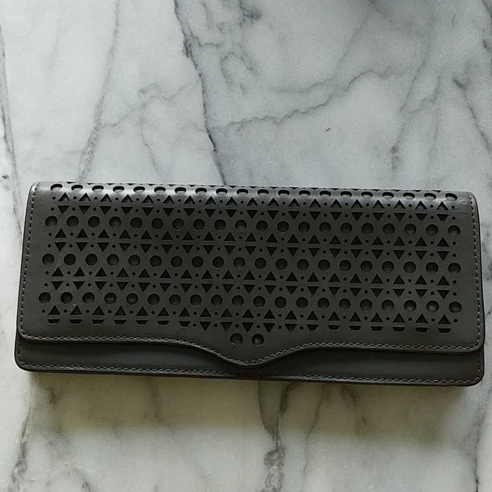 Rebecca Minkoff rectangle leather clutch